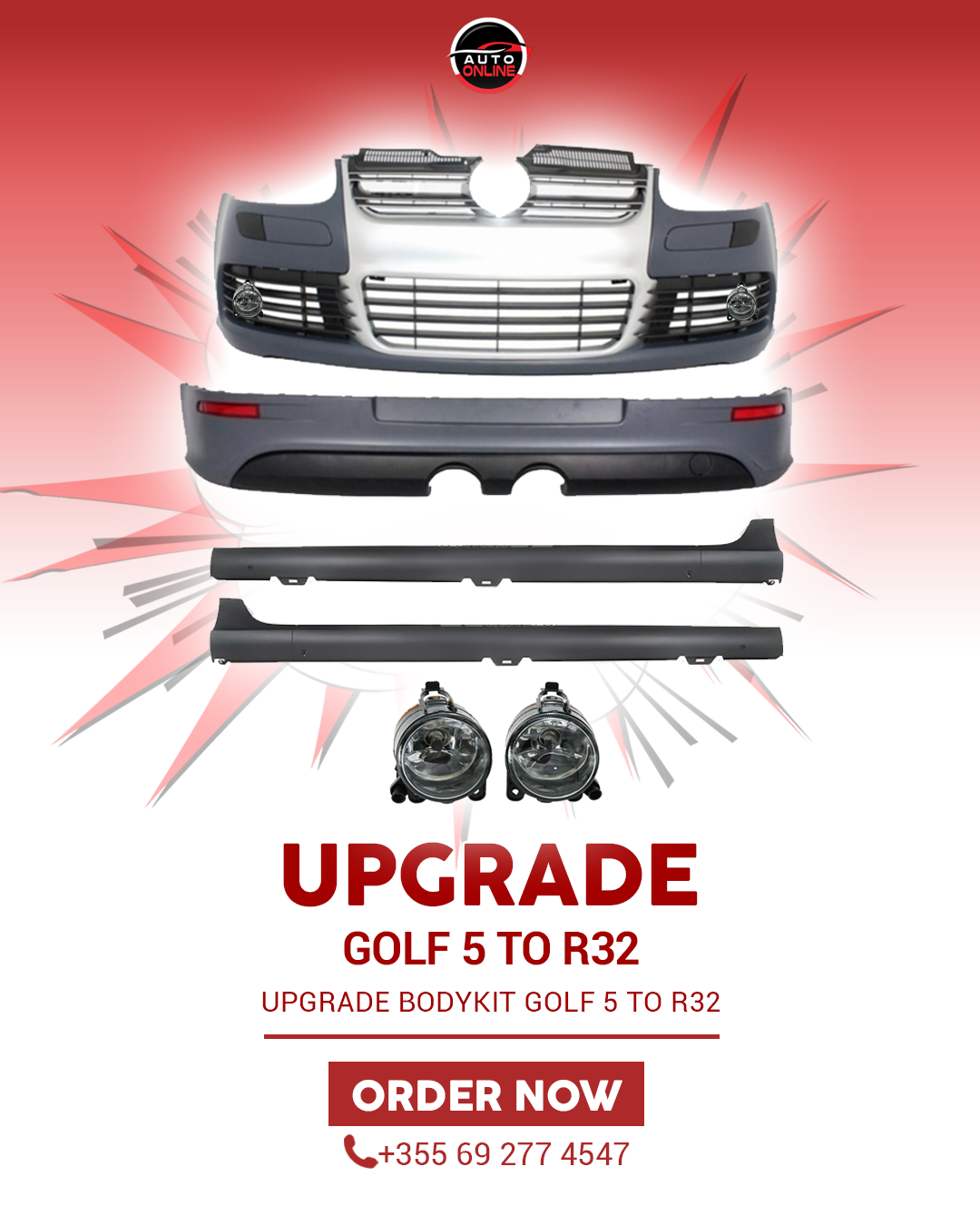 GOLF 5 UPGRADE TO R32 BODYKIT