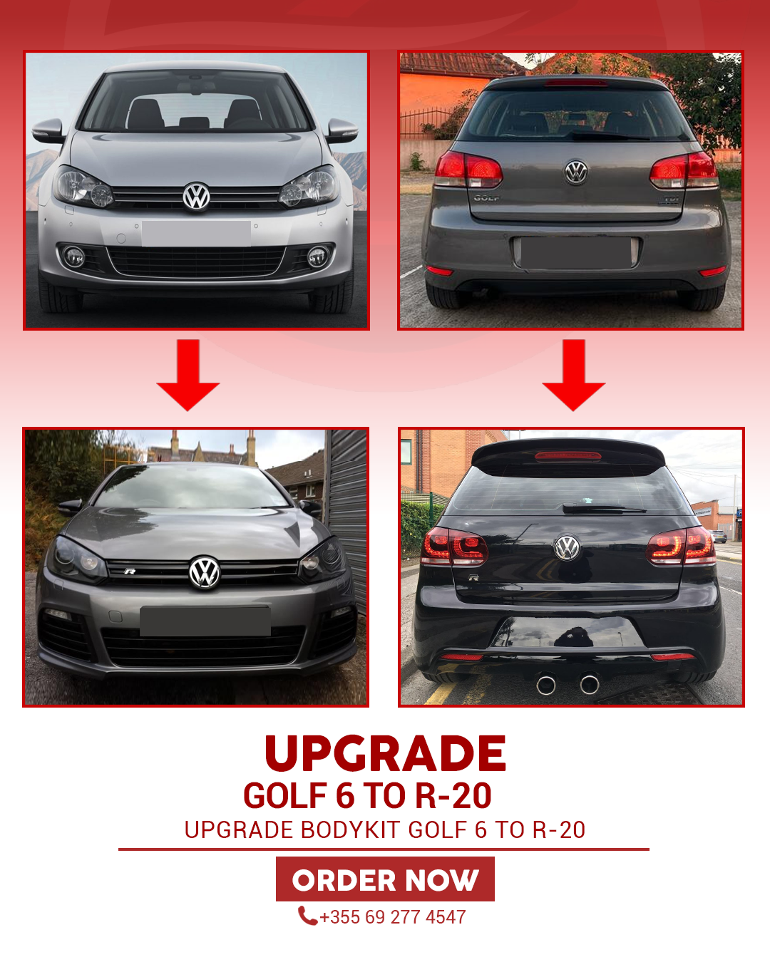 GOLF 6 UPGRADE TO R-20 BODYKIT
