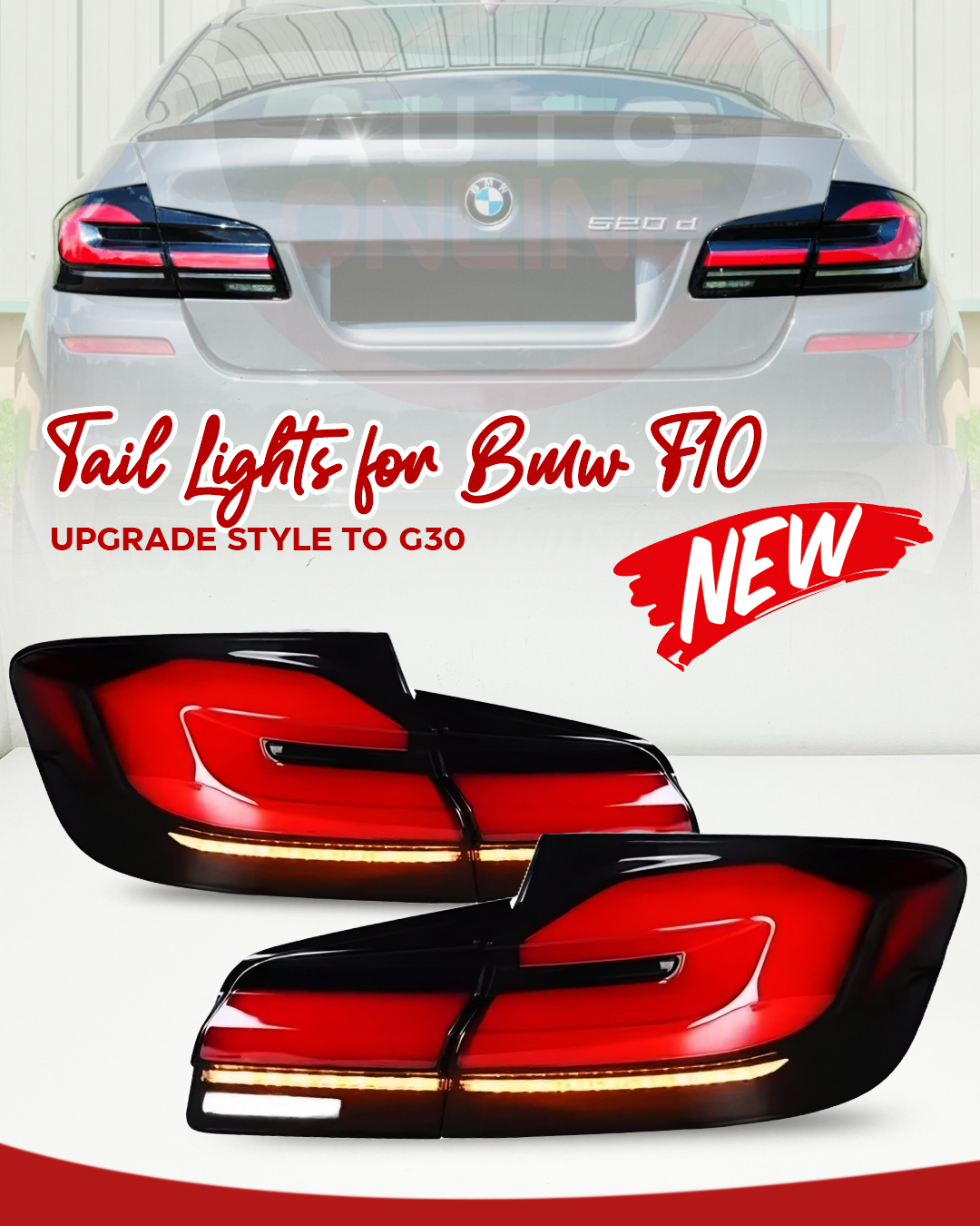 Tail Lights for Bmw F10 2011-2017 Upgrade to G30