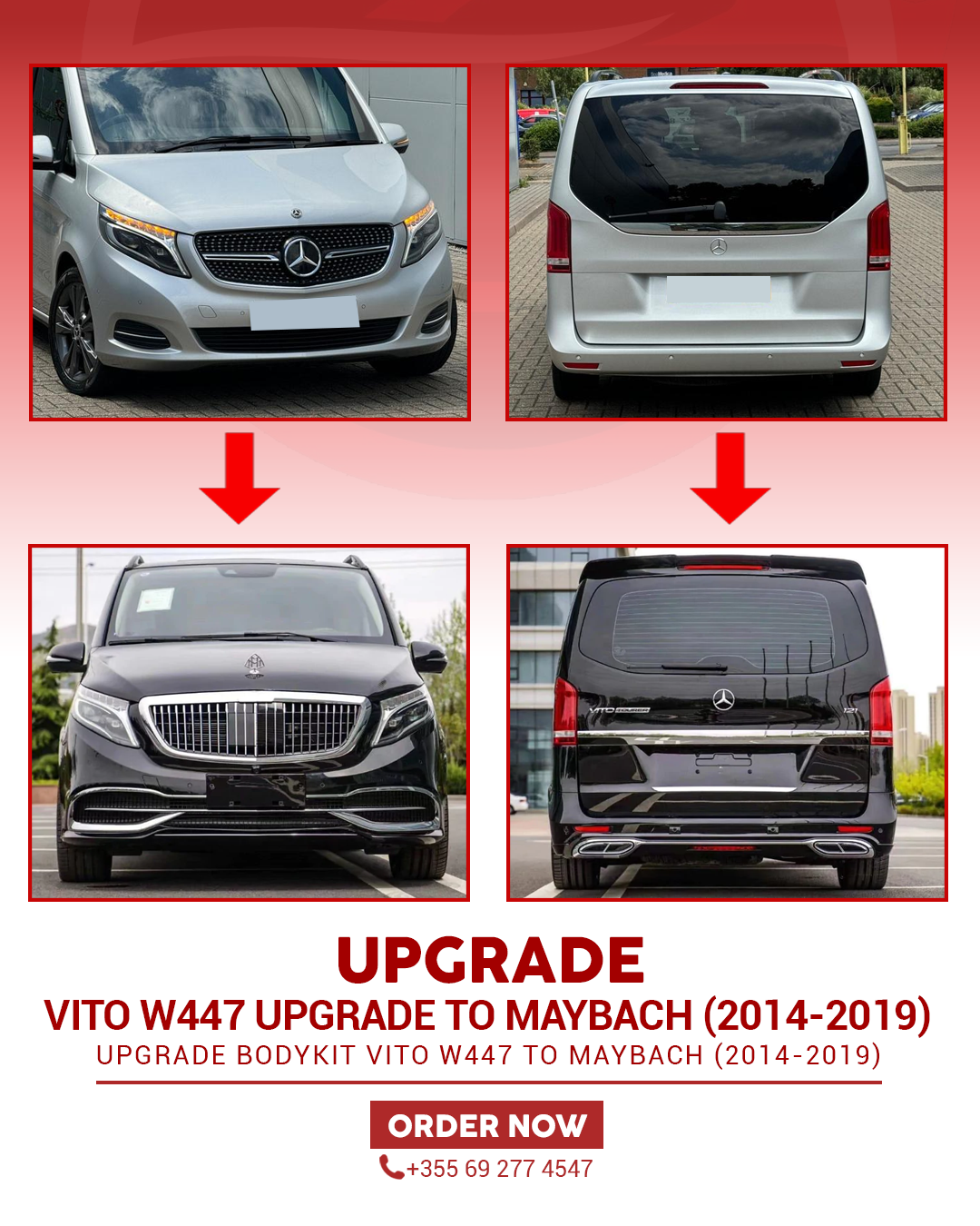 Mercedes-Benz Vito W447 UPGRADE to Maybach (2014-2019)