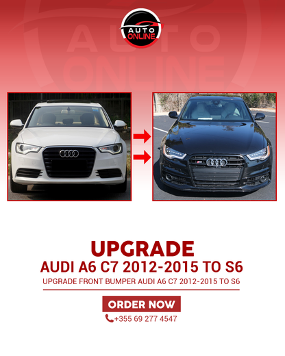 AUDI A6 C7 2012-2015 UPGRADE TO AUDI S6 FRONT BUMPER