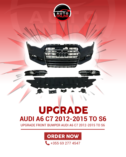 AUDI A6 C7 2012-2015 UPGRADE TO AUDI S6 FRONT BUMPER