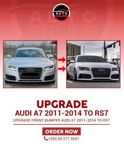 AUDI A7 2011-2014 UPGRADE TO RS7 FRONT BUMPER