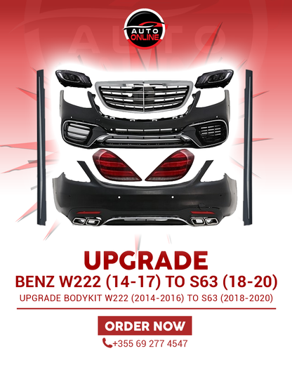 Mercedes-Benz W222 S-Class 2018-2020 UPGRADE TO BRABUS 700 KIT