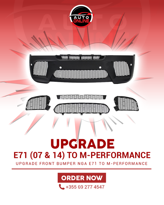 BMW X6 E71 2007-2014 UPGRADE TO X6 E71 M-PERFORMANCE FRONT BUMPER