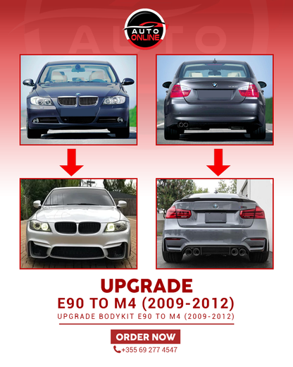 BMW E90 Bodykit Upgrade to BMW M4 (2009-2012) with fog lights