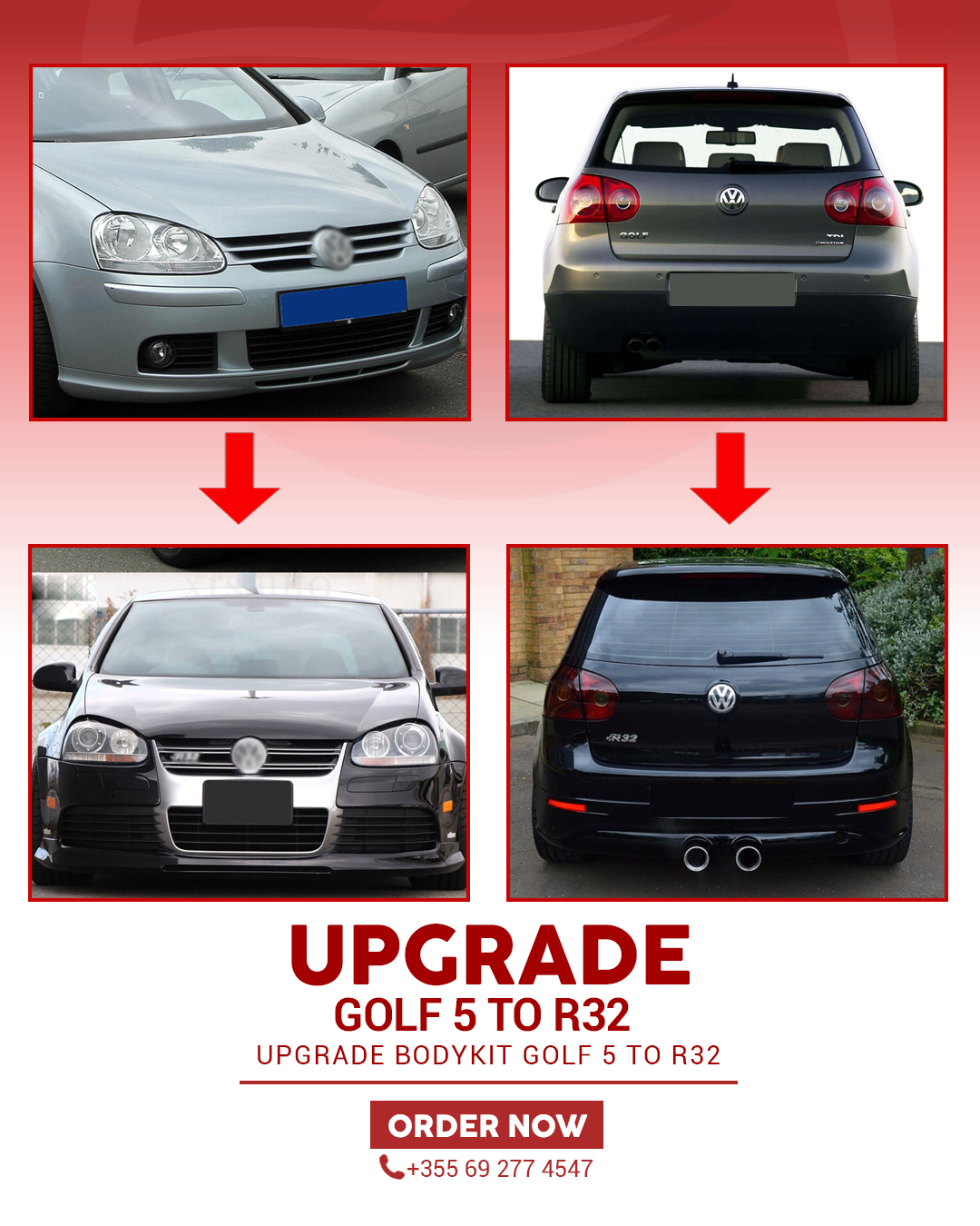 GOLF 5 UPGRADE TO R32 BODYKIT
