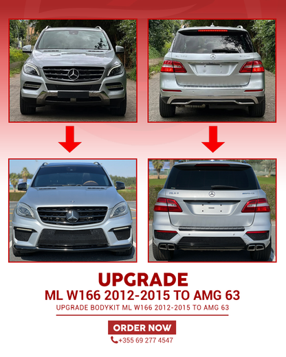 Mercedes-Benz ML W166 2012-2015 UPGRADE TO AMG 63 BODYKIT