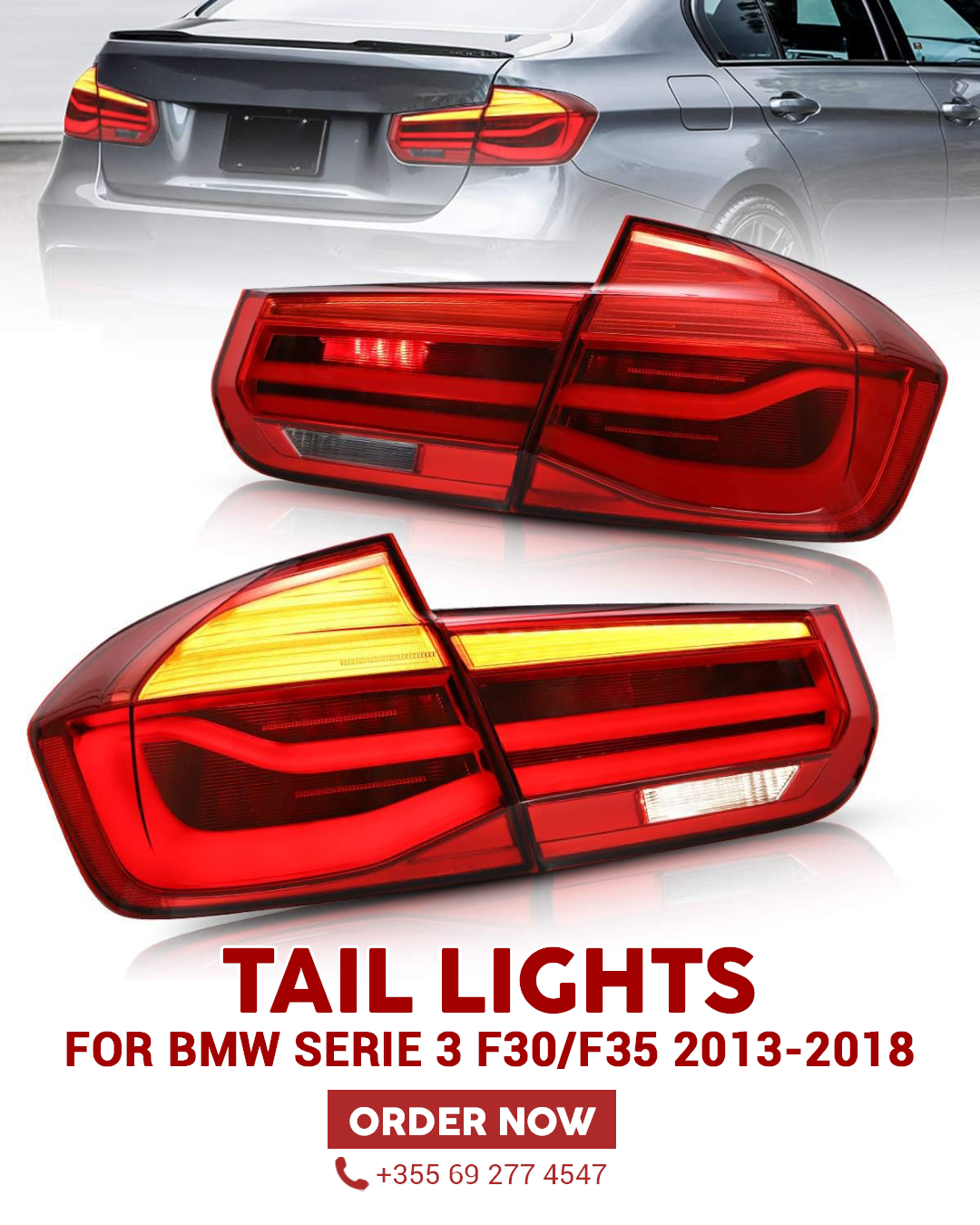 Tail Lights RED LCI For BMW SERIE 3 F30/F35 2013-2018