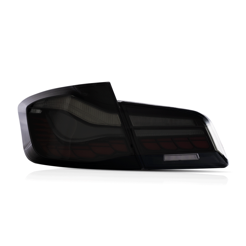 Tail Lights DRAGON BLACK For BMW SERIE 5 F10/F18 2010-2017