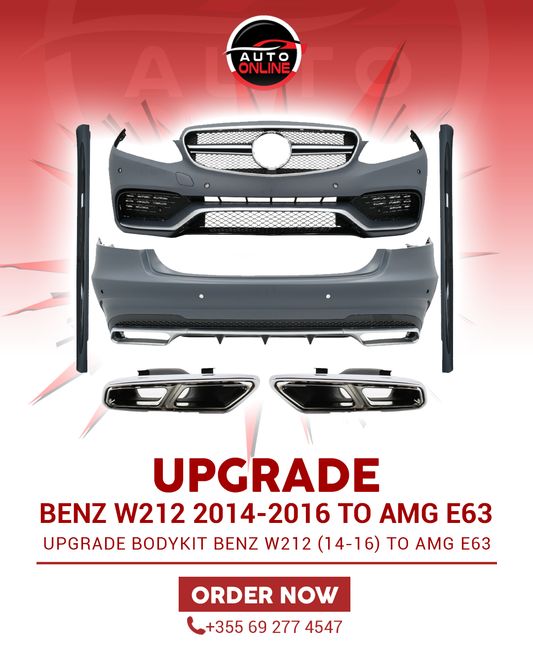 MERCEDES-BENZ W212 2014-2016 UPGRADE TO AMG E63 BODYKIT